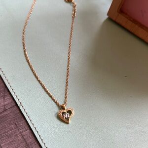 Nina Ricci Gold plated Heart Pendant Necklace